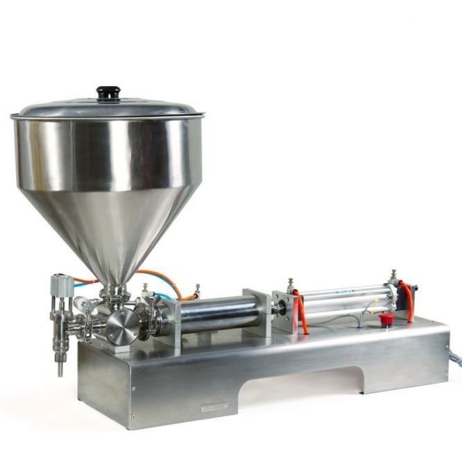 Macchina semiautomatica di riempimento di liquidi di shampoo con creme di marmellata e salsa a pistoni per riempimento di bottiglie di gel