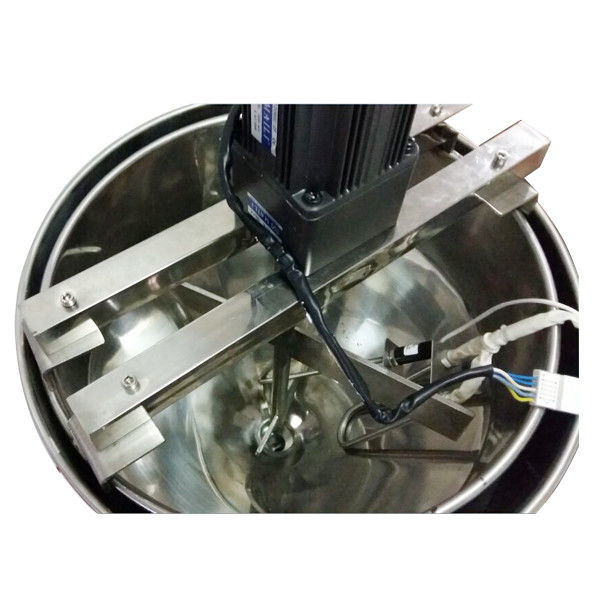 Pneumatica semiautomatica liquida pasta di olio salsa di miele shampoo macchina di riempimento con riscaldatore e mixer