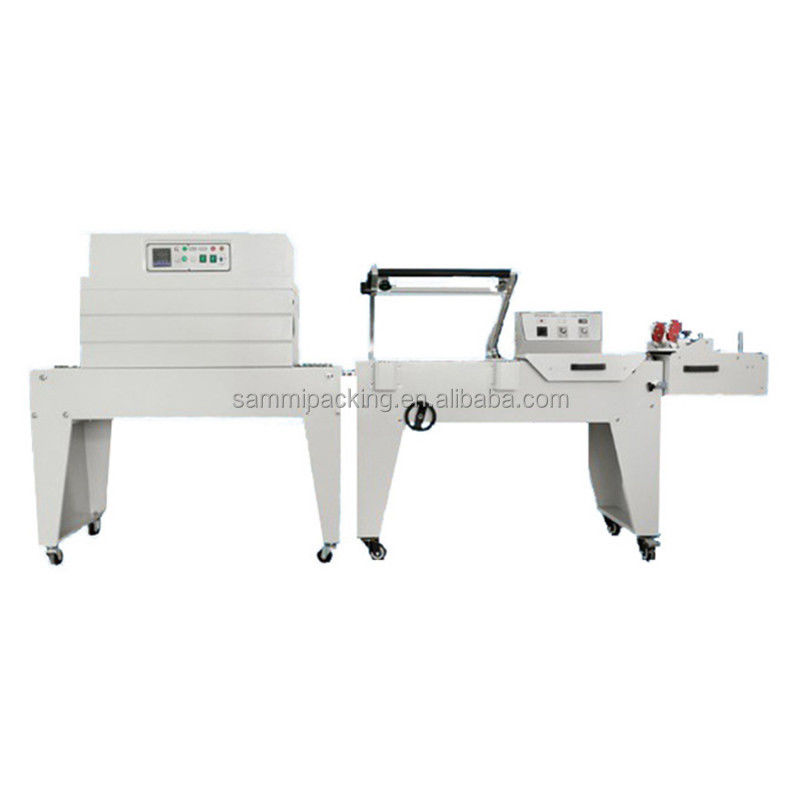 Nuovo progetto 2 in 1 L bar sealer L tipo macchina di taglio di sigillamento e BS-A450 macchina di imballaggio tunnel termico