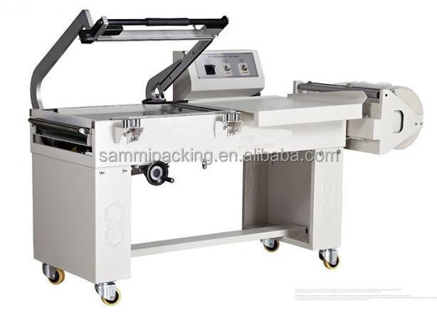 Nuovo progetto 2 in 1 L bar sealer L tipo macchina di taglio di sigillamento e BS-A450 macchina di imballaggio tunnel termico