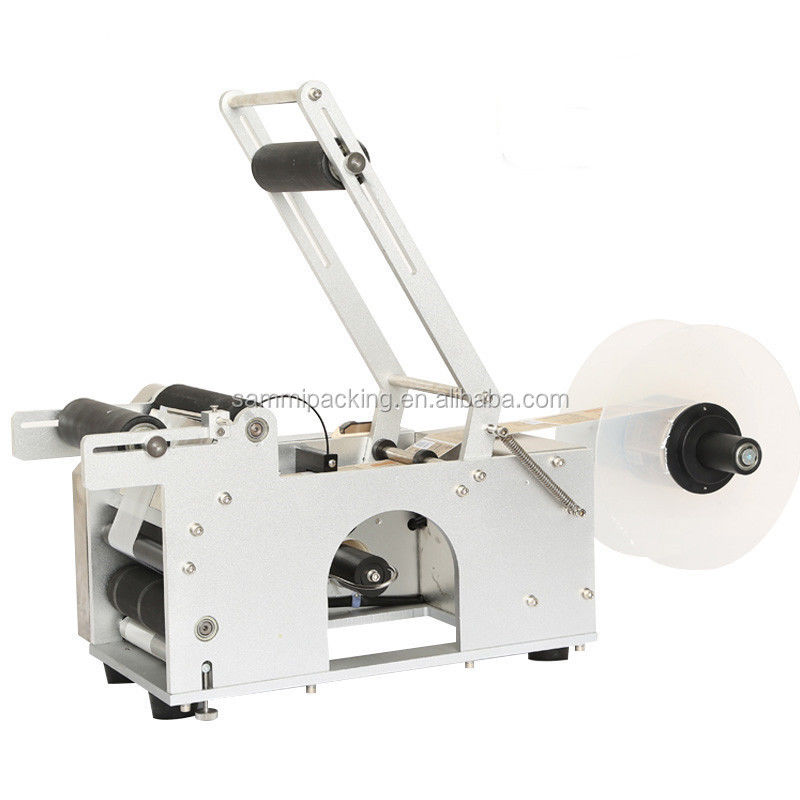 MT50 Macchina semiautomatica per l'etichettatura di bottiglie rotonde