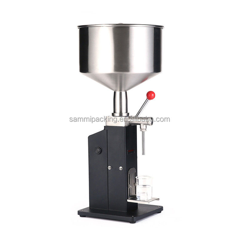 Manuale A03 Crema di miele pasta cosmetica lozione olio salsiccia lucente per labbra macchina di riempimento liquido