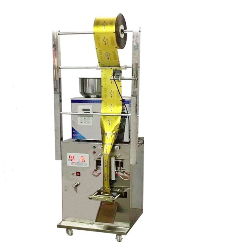 Macchina di imballaggio automatica più venduta con pesatrice e sigillante per zucchero, tè, cereali