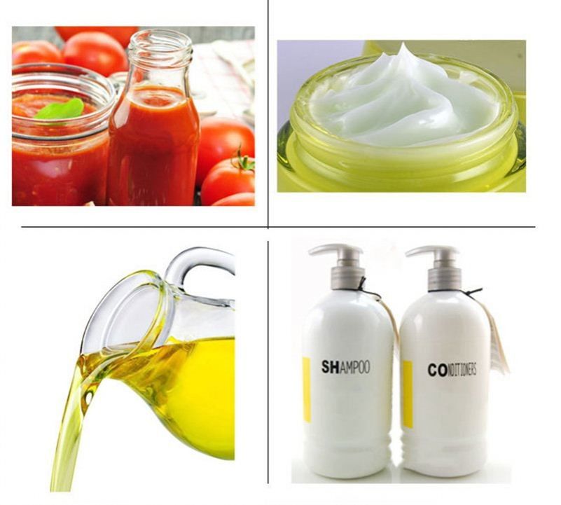 Macchina di riempimento di pasta liquida con mixer tipo U