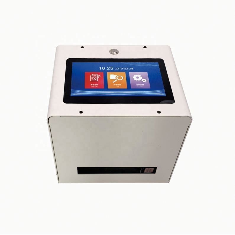 Borsa di plastica Bottiglia Desktop Manuale statico Mfg Exp Bar digitale QR codice di data Stampa a getto d'inchiostro Data di scadenza Codificatore batch