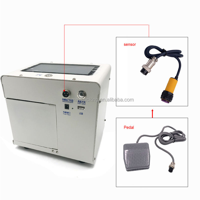 Borsa di plastica Bottiglia Desktop Manuale statico Mfg Exp Bar digitale QR codice di data Stampa a getto d'inchiostro Data di scadenza Codificatore batch