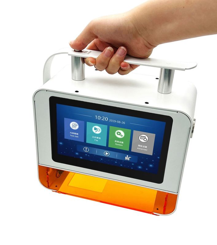 220V 50HZ Macchina di marcatura laser portatile per data di scadenza codice del lotto codice QR
