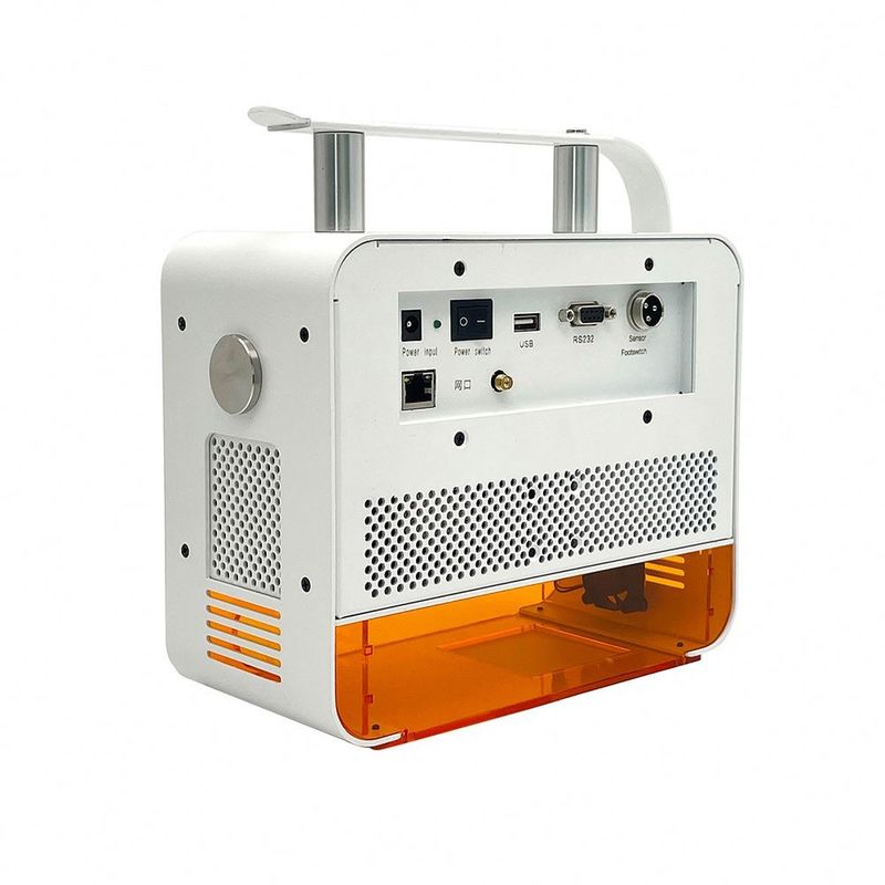 220V 50HZ Macchina di marcatura laser portatile per data di scadenza codice del lotto codice QR