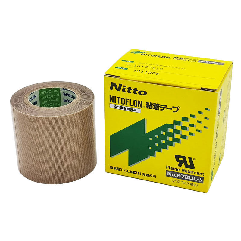 Nitto Denko PTFE Tape Tape resistente al calore per isolamento elettrico PTFE adesivo 973UL-S