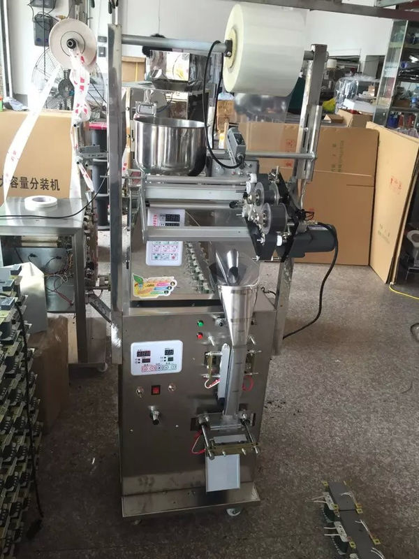 Macchina elettrica semiautomatica per il confezionamento di sacchetti da tè in acciaio inossidabile e in polvere con componenti del motore affidabili