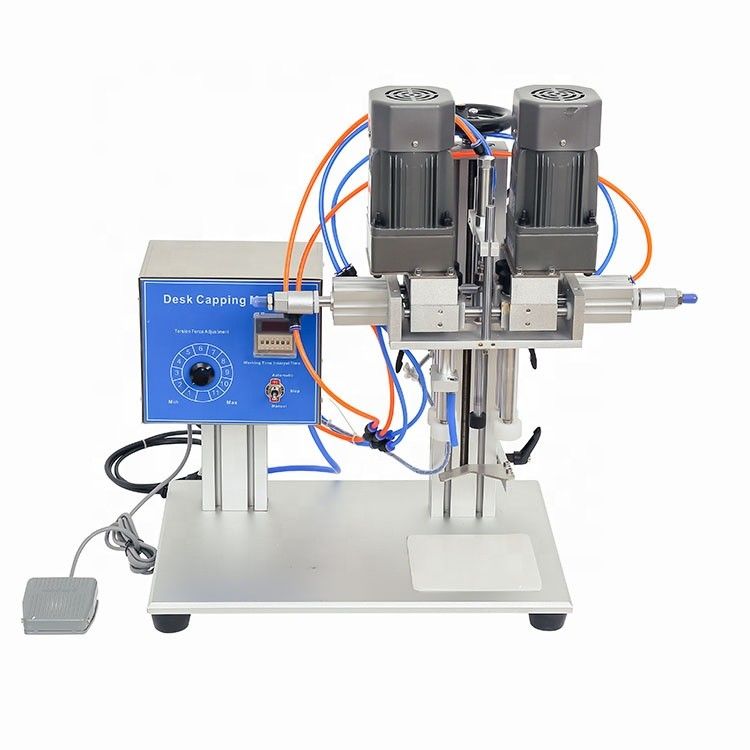 Desktop semiautomatico Torsione spento Spray Trigger Pump Dropper Plastic Screw Lid Capping Machine Chiusura macchina