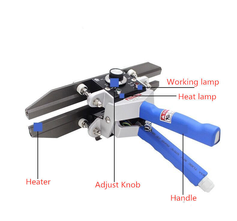 Serie FKR Portatile Impulso Calore di sigillamento della macchina di mano Clamp sigillatore pinze per sacchetti di Mylar sacchetto di foglio di alluminio
