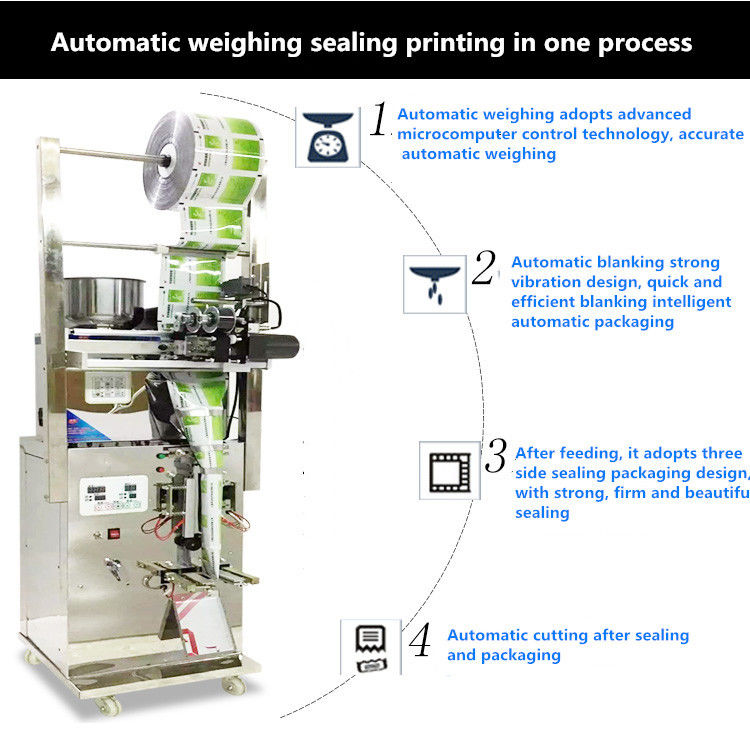 Macchine di imballaggio di sacchetti da tè di plastica a filtro di nylon di piccole dimensioni Tipo azionato elettricamente