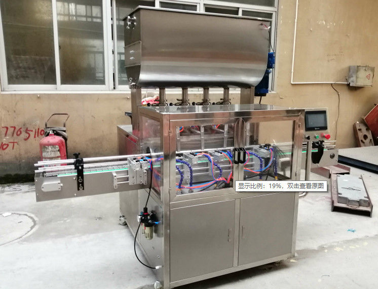 Linea di produzione automatica di riempimento liquido di pasta di crema con macchina di tappo