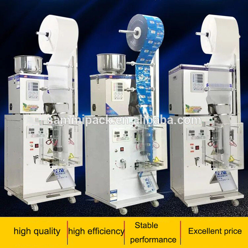 Nuovo prodotto SMFZ-70 Automatic Sachet Salt Filling Packing Sealing Machine Wood Machine For Spices Powder/nuts/grain/rice