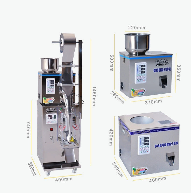 Piccole bustine di spezie in polvere Macchine di riempimento automatiche Tasse da tè per caffè Imballaggio Macchine di imballaggio multifunzione