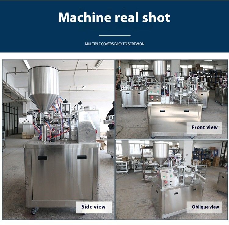 Macchina di sigillamento automatico di riempimento di tubi di plastica per la crema cosmetica tubo pomata crema per il viso