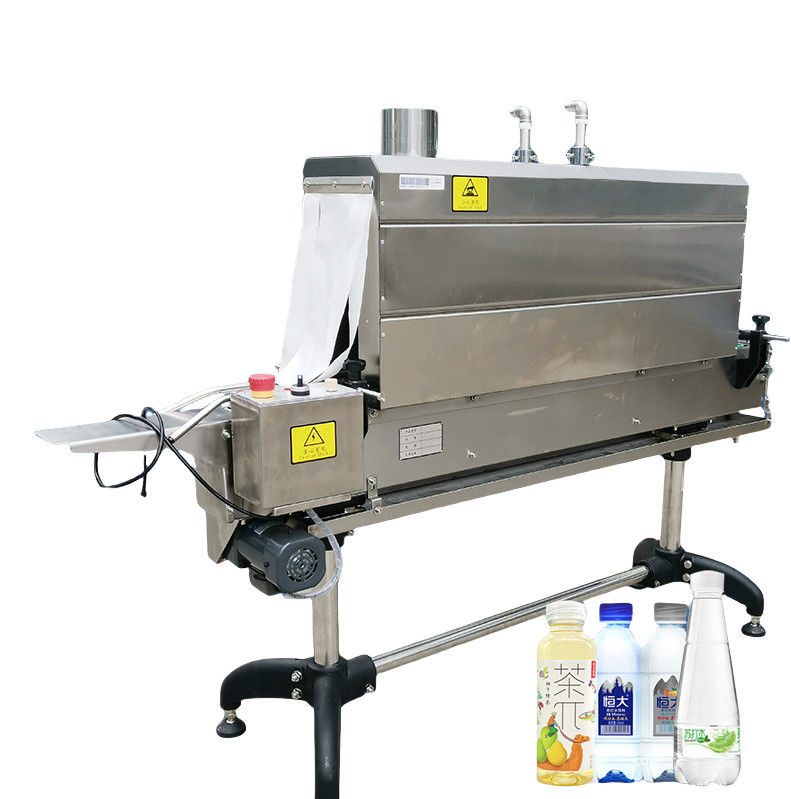 Macchina di etichettatura automatica della bottiglia di riscaldamento con manica ridotta Applicatore di manica ridotta con tunnel a vapore