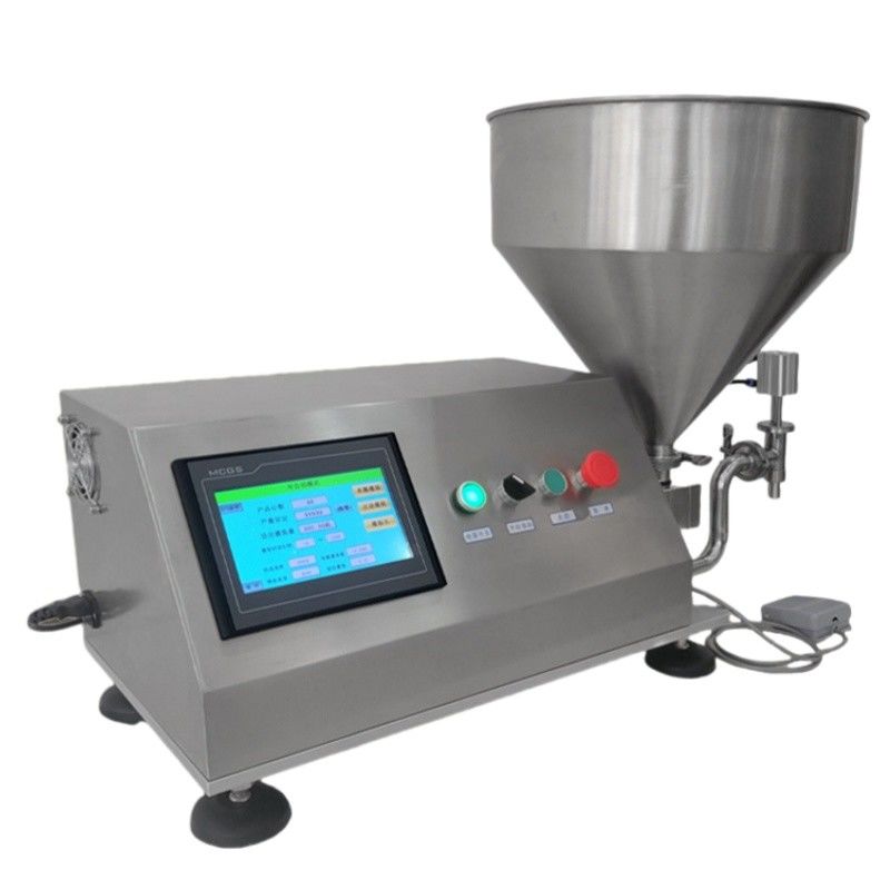 Semi-automatica Servo-Lobo Rotante Rotor Gear Pump Piston Spessore di olio Crema pasta di riempimento della macchina Dispenser per liquidi spessi