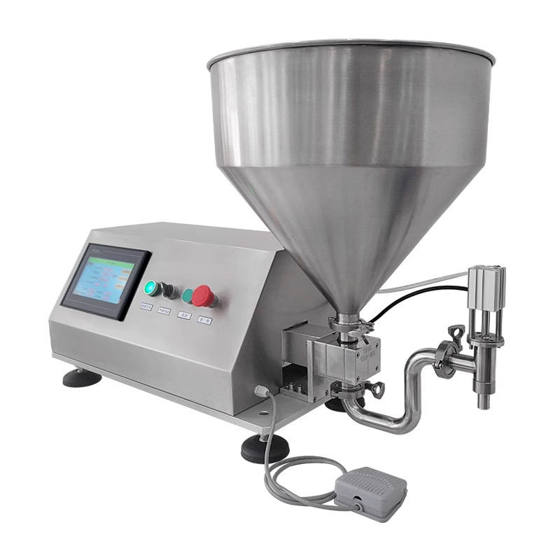Semi-automatica Servo-Lobo Rotante Rotor Gear Pump Piston Spessore di olio Crema pasta di riempimento della macchina Dispenser per liquidi spessi