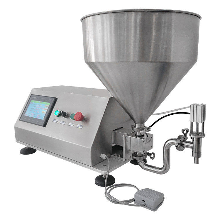 Semi-automatica Servo-Lobo Rotante Rotor Gear Pump Piston Spessore di olio Crema pasta di riempimento della macchina Dispenser per liquidi spessi