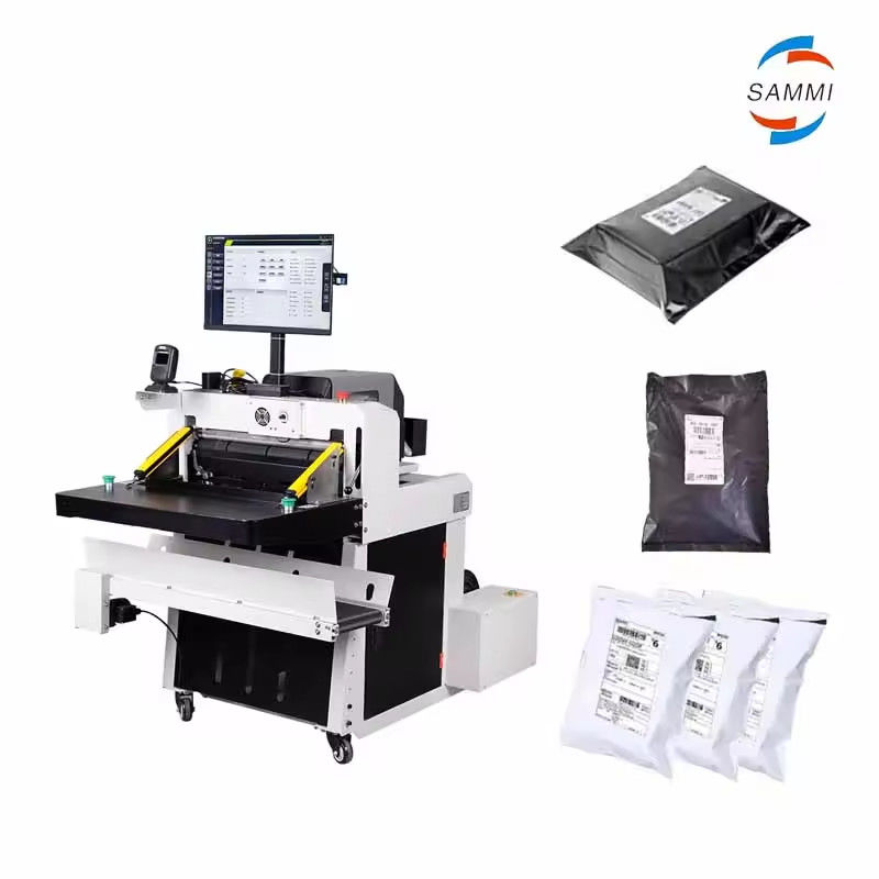 DFD-50I Sacchetti Macchine di sigillamento ed etichettatura Automatica Express Bag Packer Ecommerce Bagging Systems Packing Machine Auto Bagger