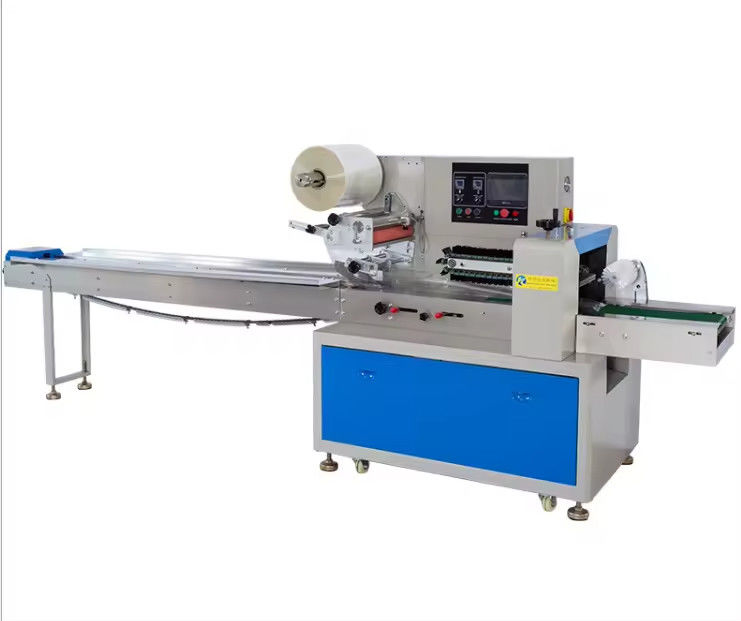 Macchina di imballaggio automatico a flusso orizzontale per la pasticceria