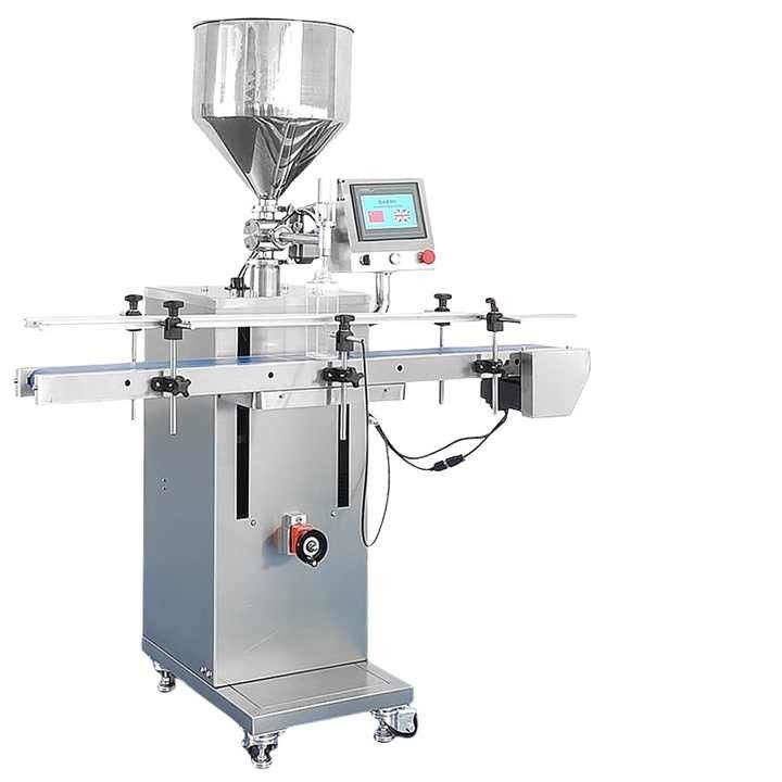 Pompa servomotore automatico Sriracha Salsa Ketchup Marmellata Crema viso Shampoo Crema di miele Bottiglia detergente Pomodoro pasta di riempimento macchina