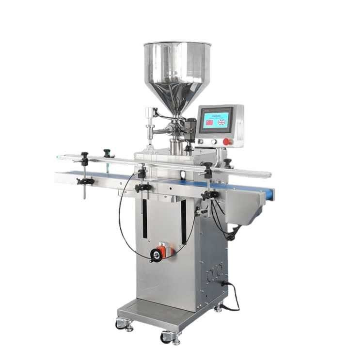 Pompa servomotore automatico Sriracha Salsa Ketchup Marmellata Crema viso Shampoo Crema di miele Bottiglia detergente Pomodoro pasta di riempimento macchina