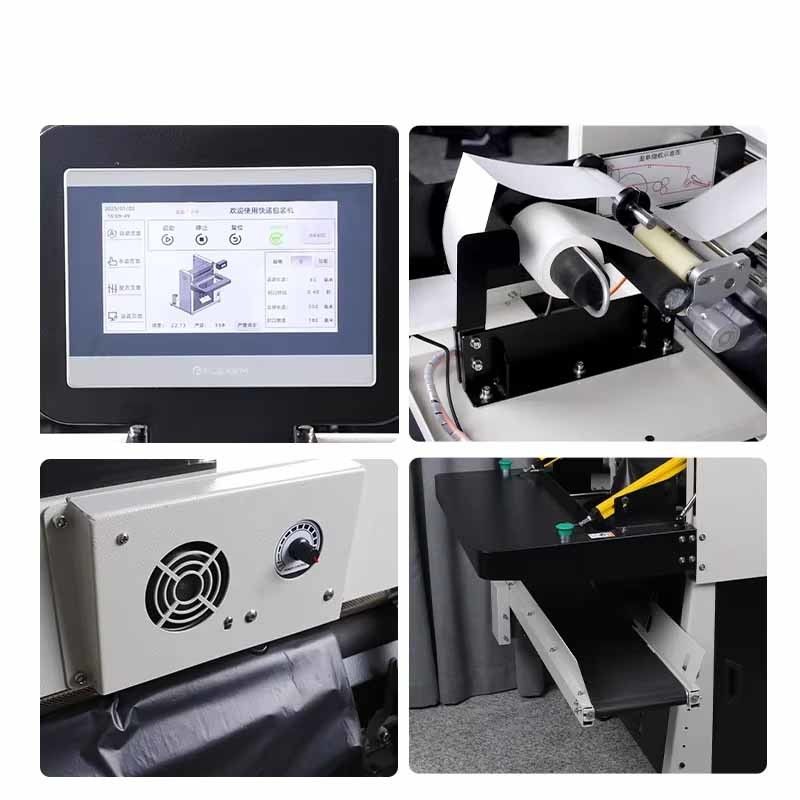 Macchina di imballaggio per corriere eco-compatibile multifunzione per borse di posta elettronica completamente automatica
