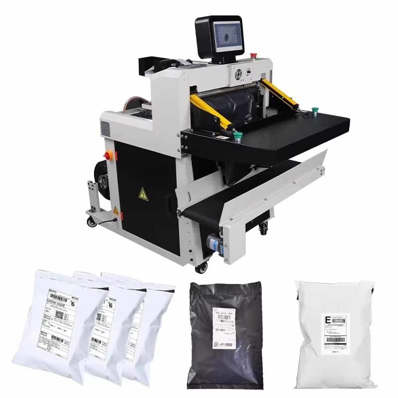 Professionale E-commerce Express Black PE Bagging Machine per imballaggio sacchetti di necessità quotidiana scarpe abbigliamento e giocattoli