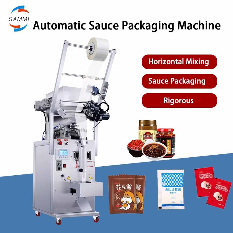 Cream Jam Liquid Sachet Packaging Machine Essence Cosmetic Sample Hand Skincare Cream Sachet Packing Machine con stampante di data