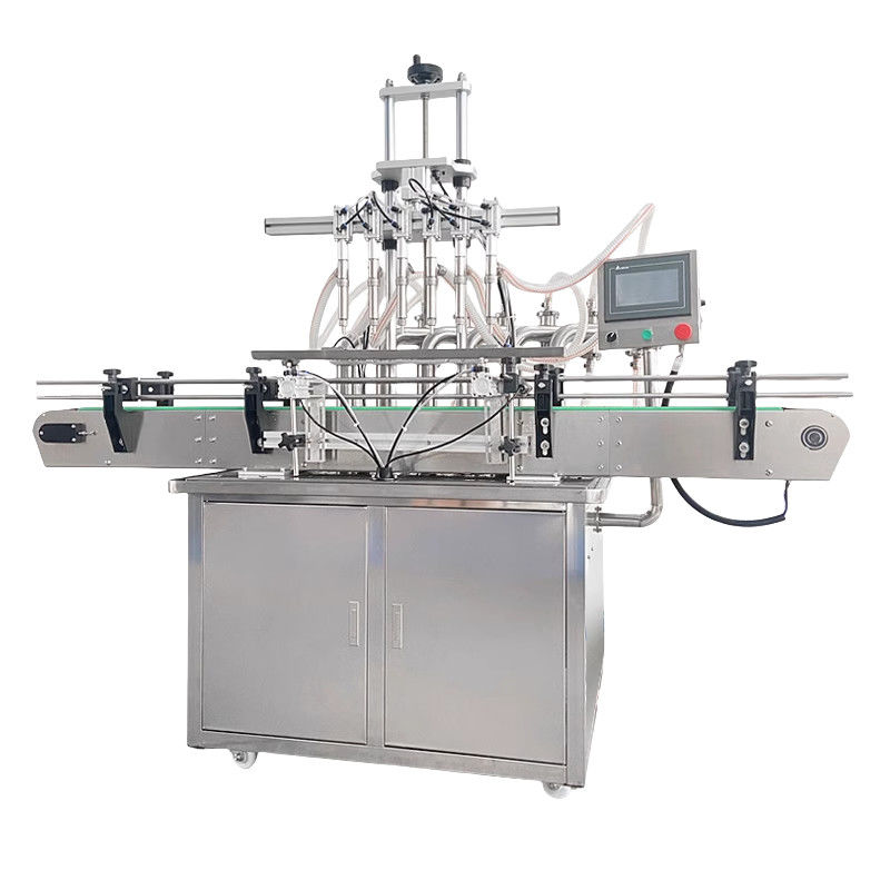 Macchina di produzione automatica Bottiglia Riempimento liquido Chiusura di etichettatura Linea di riempimento di olio in acciaio inossidabile Macchina di riempimento di olio per labbra Cartone di latte