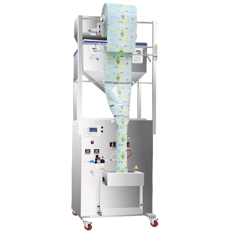 Macchina confezionatrice multifunzionale a doppia testa per riempimento di zucchero, caffè in grani, pesatura, 500g 1000g 450*470*1750MM Merce