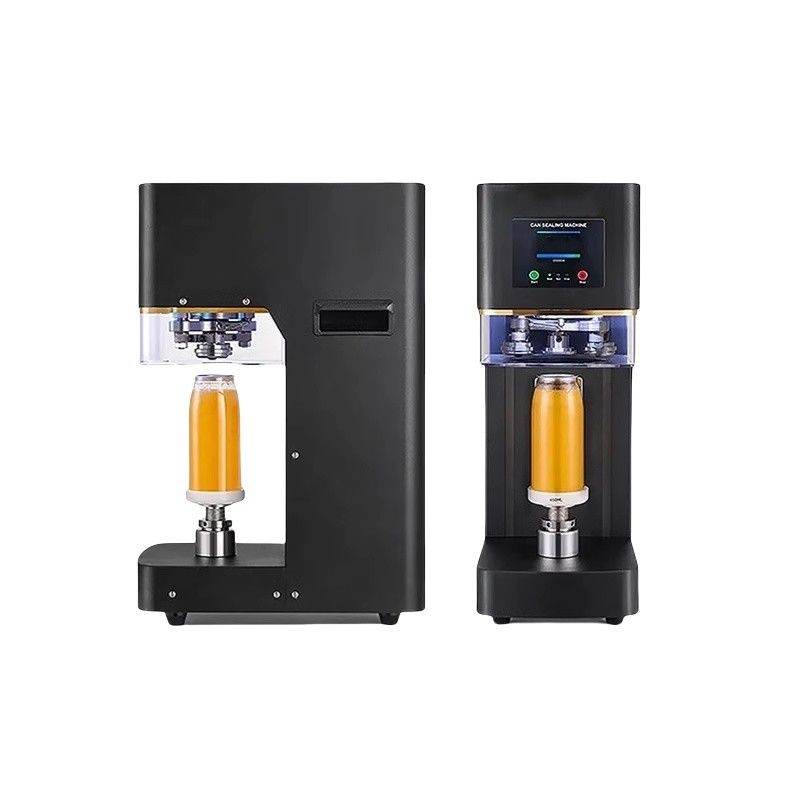 Macchina di sigillamento delle lattine di tè a bolla - Seamer automatico in lattina di PET / soda per negozi di tè al latte, imballaggi di succhi e caffè