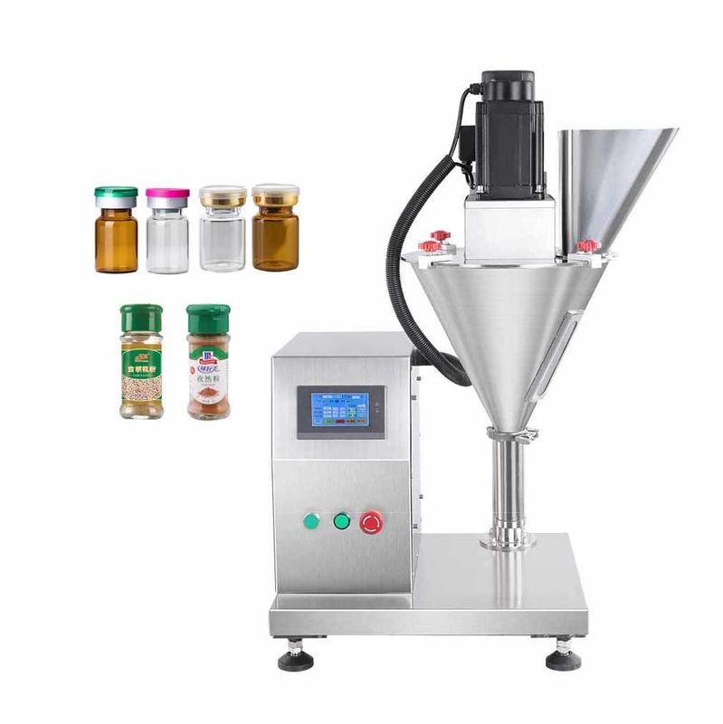 SM-50S Riempitrice semiautomatica da tavolo per polvere di latte, macchina elettrica per il riempimento a coclea con capacità 2-500G