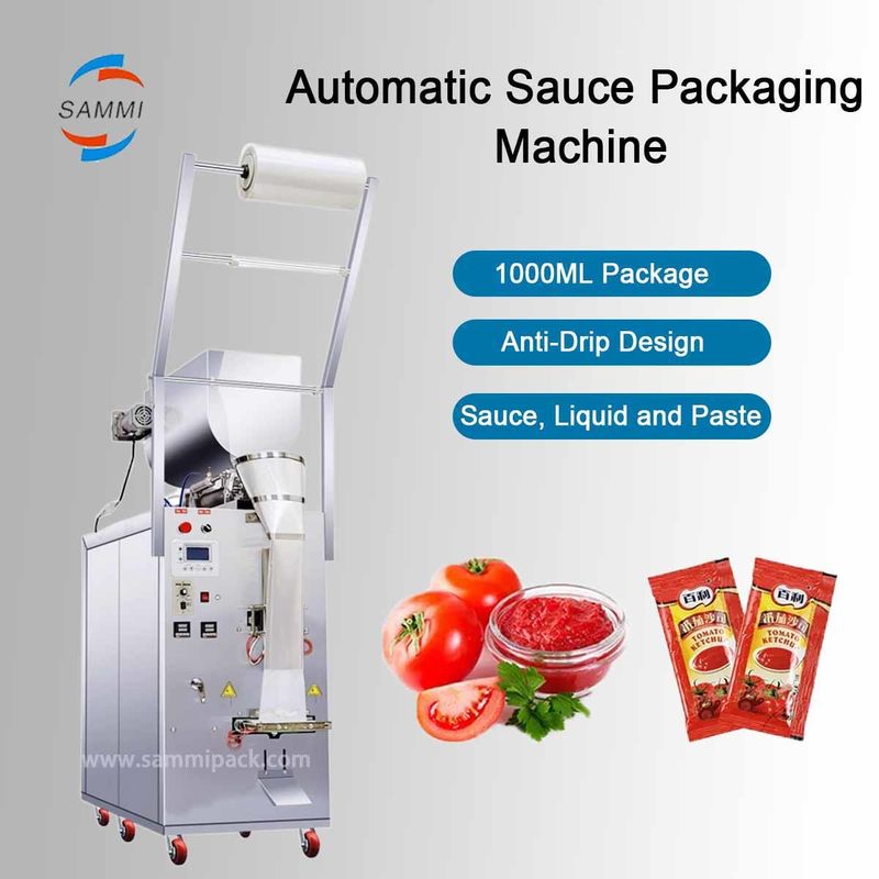 Prezzo all'ingrosso di fabbrica Pomodoro al peperoncino Salsa calda Paste di arachidi Ketchup Macchina di imballaggio per riempimento di latte liquido