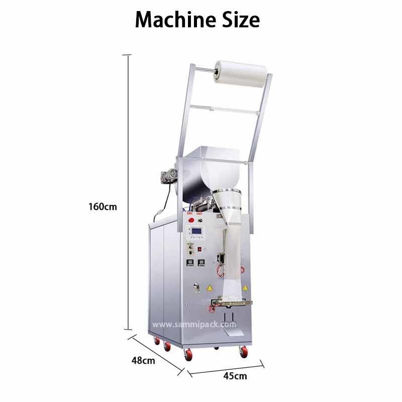 4 sigillo laterale sacchetto di applicazione alimentare sacchetto imballaggio piccolo sacchetto salsa liquida ketchup confezionatore 220V / 50HZ