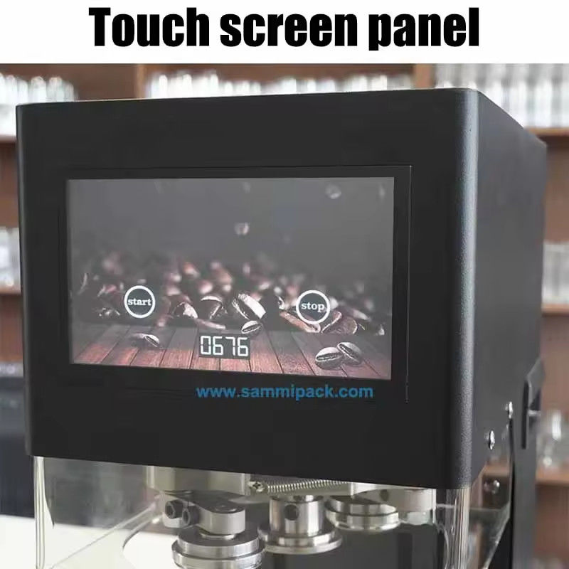 Sigillatrice intelligente per lattine con touchscreen, in metallo e plastica, per bibite, tonno, bevande, saldatrice per lattine