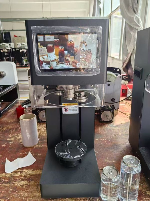 Touch Screen Intelligent Cann Sewing Machine Pet Tuna Can Sealer Soda Pop Canning Machine Plastic Can Sealing Machine