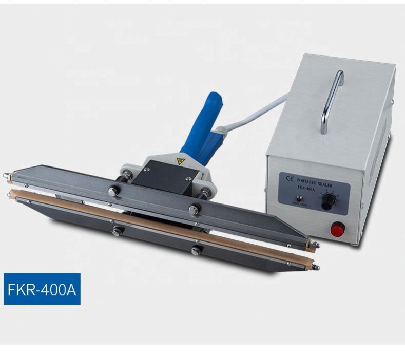 Nuovissima Sigillatrice per Film Plastici Portatile FKR-400A Saldatrice a Pinza per Sacchetti in Polietilene
