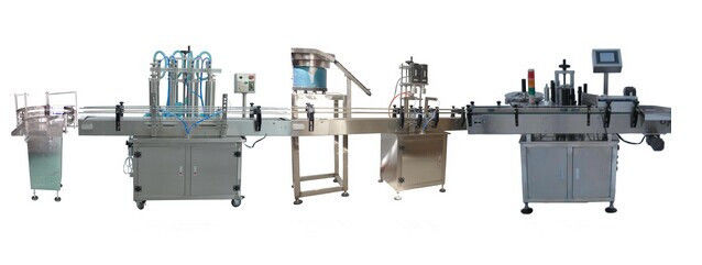Imbottigliatrice automatica a 4 teste per riempimento liquidi con macchina riempitrice a basso prezzo per linea di produzione
