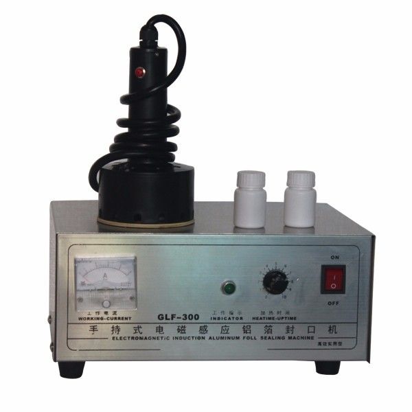 Nuovo tipo di sigillatrice a induzione GLF-300 per fogli di alluminio, sigillatrice per filettature di plastica, sigillatrice portatile per tappi di bottiglie rotonde