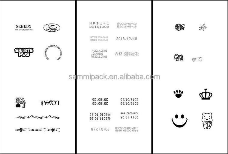 Macchina per la stampa a caldo elettrica quadrata e circolare, data di scadenza, macchina per la stampa di tazze / macchina per la codifica a tampone