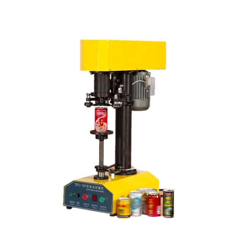 Vendite Calde TDFJ-160 Macchina Sigillatrice per Barattoli Alimentari, Contenitori in Plastica, Vasetti, Lattine di Alluminio, Coperchi per Birra