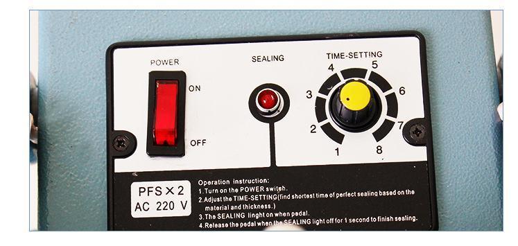 Best Sell Fabbrica ingrosso PFS Serie 800mm Food Pedal Impulse Sealer per sacchetti di plastica
