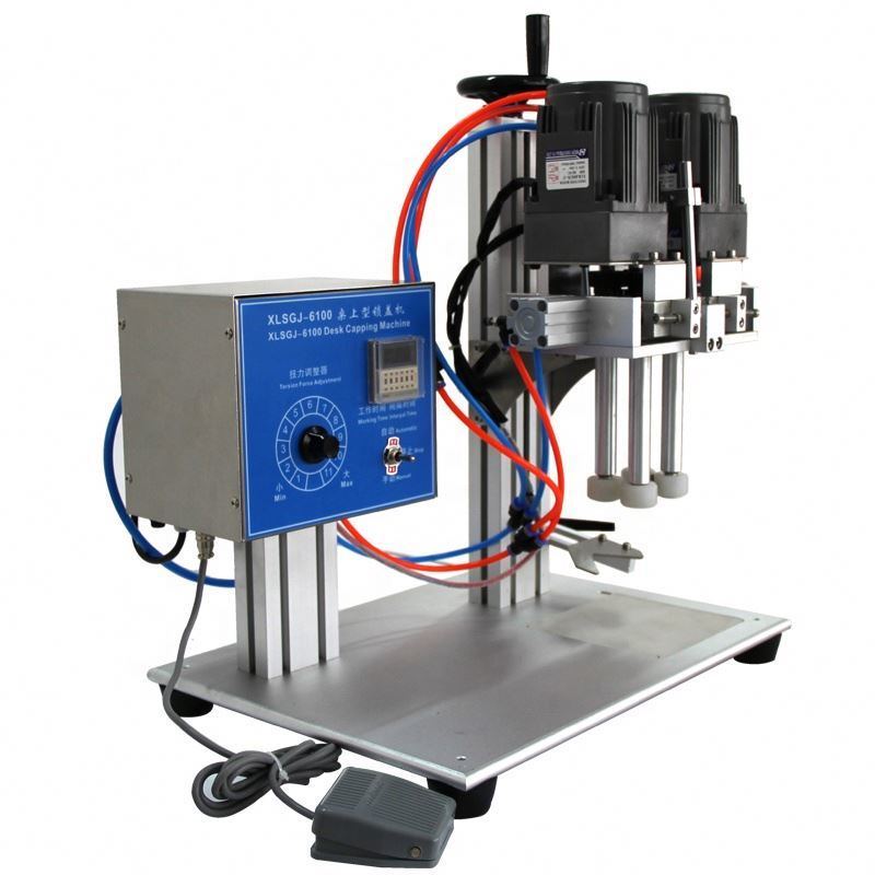 Tappatrice per tappi spray, Tappatrice semiautomatica per bottiglie per shampoo, gel doccia