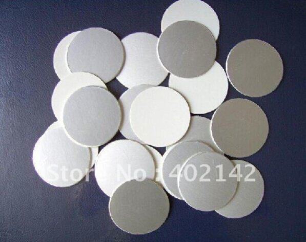 Sigillo a induzione in lamina di alluminio per vetro, PET 70mm, lamina di alluminio carta cerata film plastico