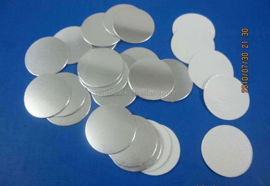 Sigillo a induzione in lamina di alluminio per vetro, PET 70mm, lamina di alluminio carta cerata film plastico