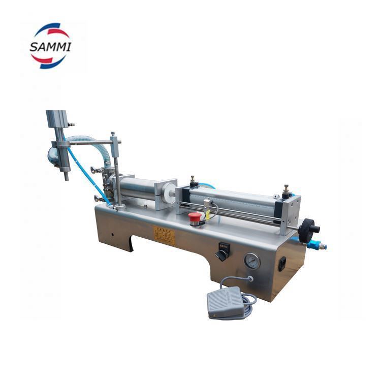 Nuova macchina pneumatica di riempimento di liquidi e prodotti chimici riempitore volumetrico a pistoni semiautomatico per bevande con olio d'acqua